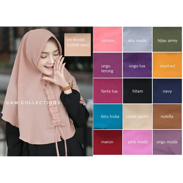 promo hijab/jilbab khimar zora