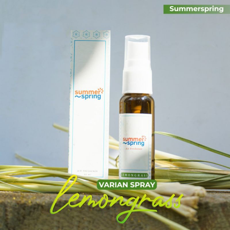 Pengharum mobil/pengharum toilet/pengharum ruangan summerspring spray aroma lemongrass