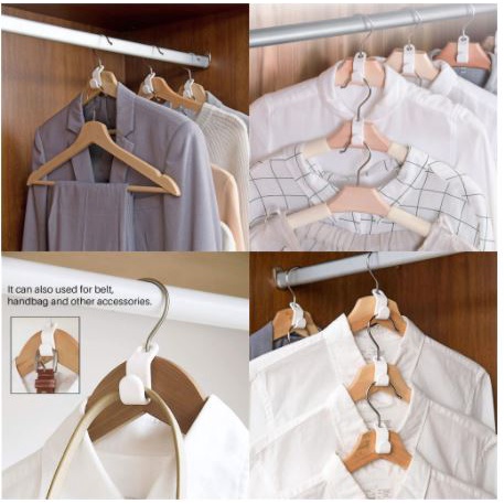 DS SS22 Pengait Sambungan / Hanger Gantungan Baju pakaian / Hook Kait Plastik / Clothes Hanger Connector Hooks