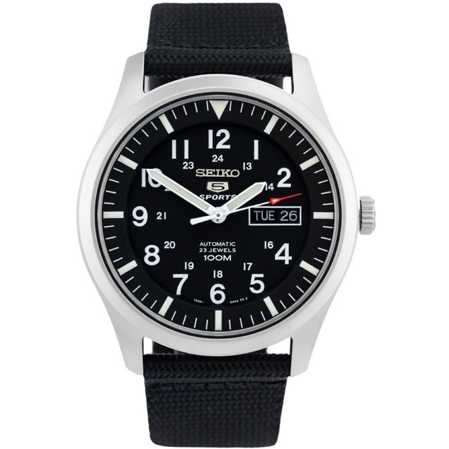 Seiko 5 sport SNZG15k1 Kanvas Nylon Automatic Original