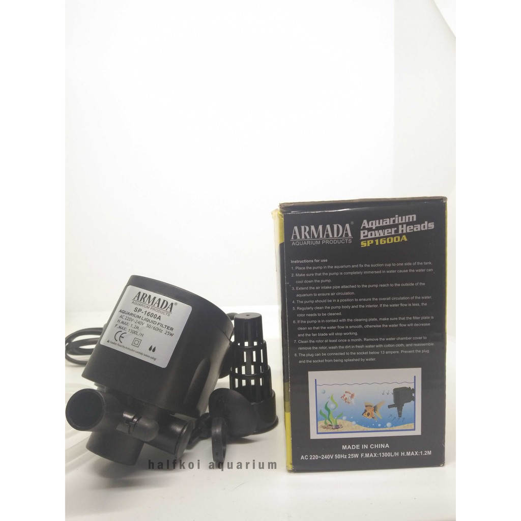 Pompa Celup Aquarium Armada Air Pump Power Heads Aquarium SP 1600A