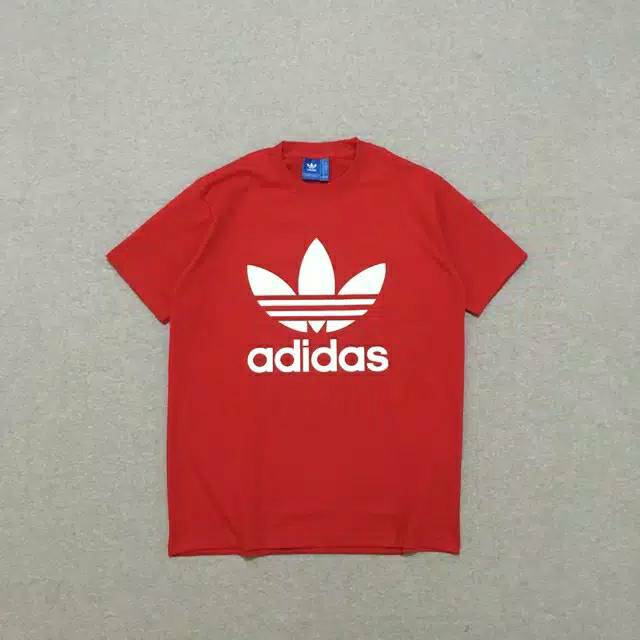 Kaos adidas trefoil red originals