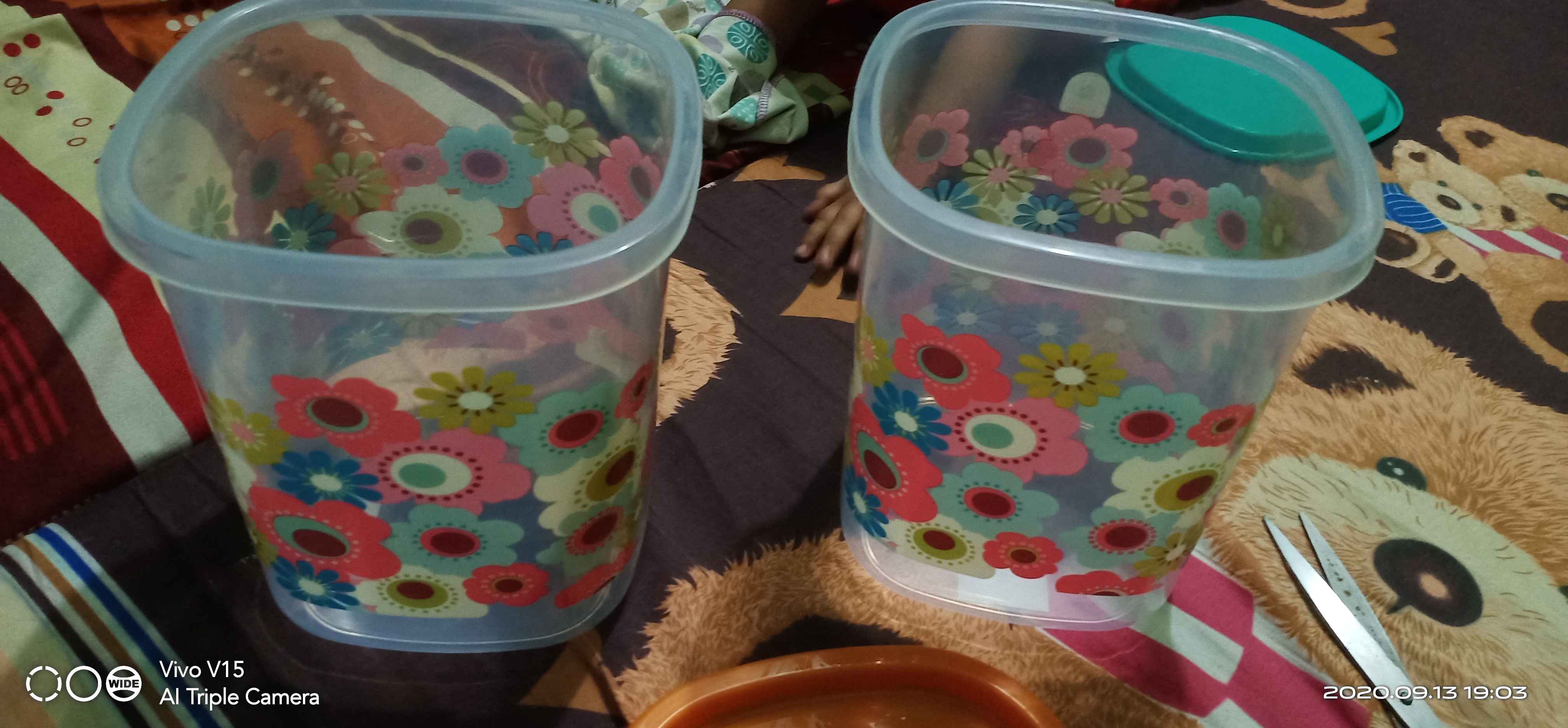 Toples Kue Cantik Scotia 5624 F Green Leaf/3,5lt/uk. Besar