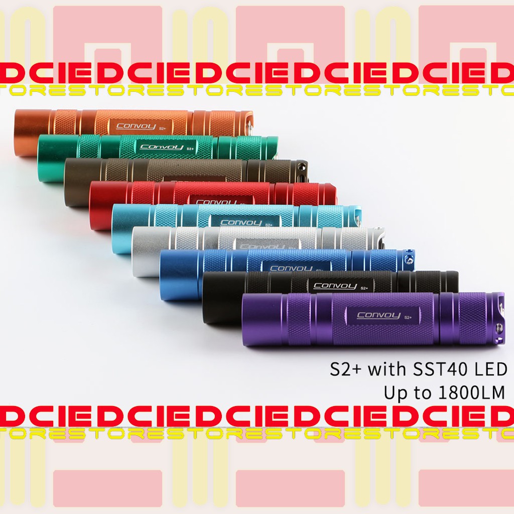 Senter Convoy S2+ Osram KW.CSLNM1.TG 1000 Lumens with Gift Box