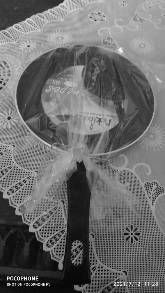 Crepes Pan / Wajan Teflon Datar Gagang / Crepes Maker - 20cm