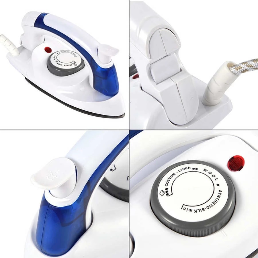 Setrika Uap Lipat CL-258 Setrika Mini Steam Iron Hetian Setrika Travel