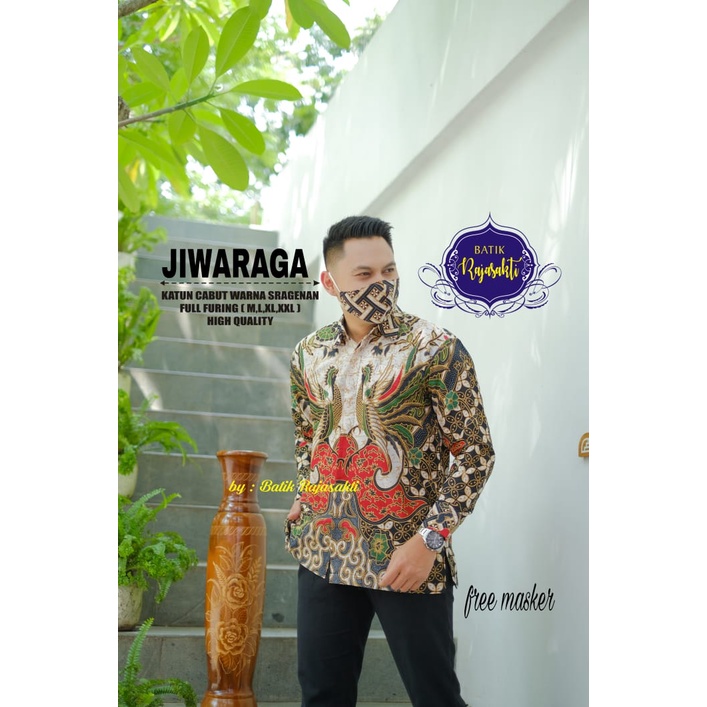 JIWARAGA RAJASAKTI KEMEJA BATIK PRIA SOLO LENGAN PANJANG PENDEK LAPIS FURING ATASAN PREMIUM MODERN ALTAMIS JAYANEGARA 2 HANANGKARA MEWAH SEKUNTUM BUNGA TWO CAKRAWANGSA COLET CAKRAW PERMATA PUTIH AYAM BENHUR MERAK JOGET BLUE PRANADIPA M 2 WIKRAMASAKTI 2