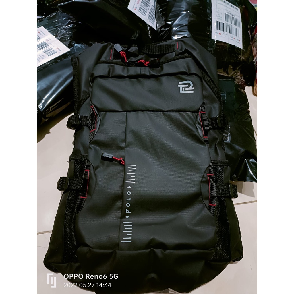 Palazzo dan Polo Light Waterproof Premium Tas Ransel Backpak Keren (Free Rain Cover)