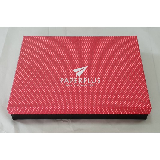 

Kotak Kado / Kotak Hadiah / Gift Box Pakaian B / Motif Polkadot Kecil Merah