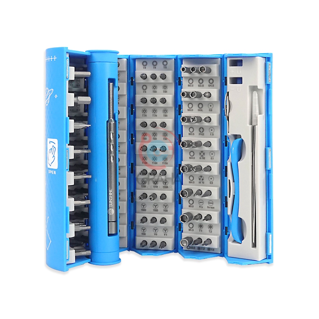 OBENG SET / OPENING TOOLS SUNSHINE SS-5120 128 IN 1