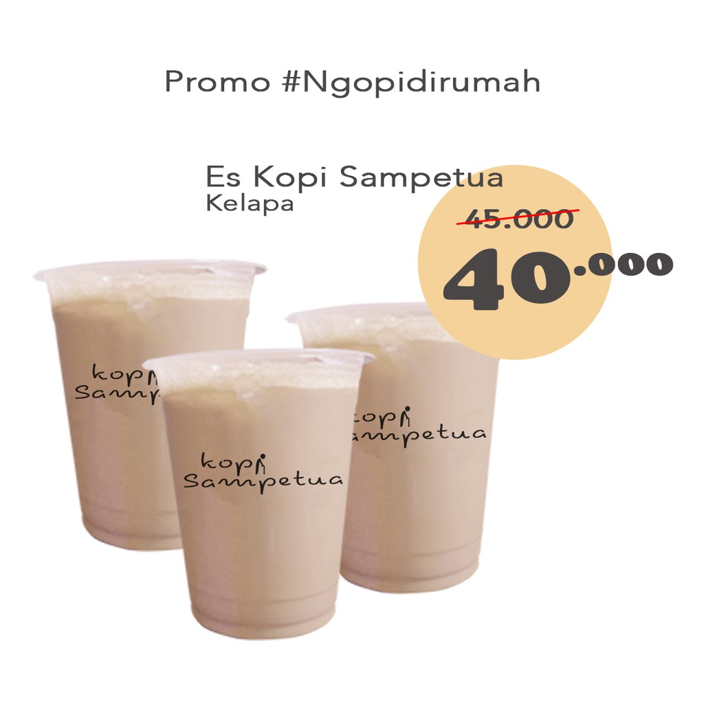 

Paket Ngopidirumah - Es Kopi Susu Sampetua