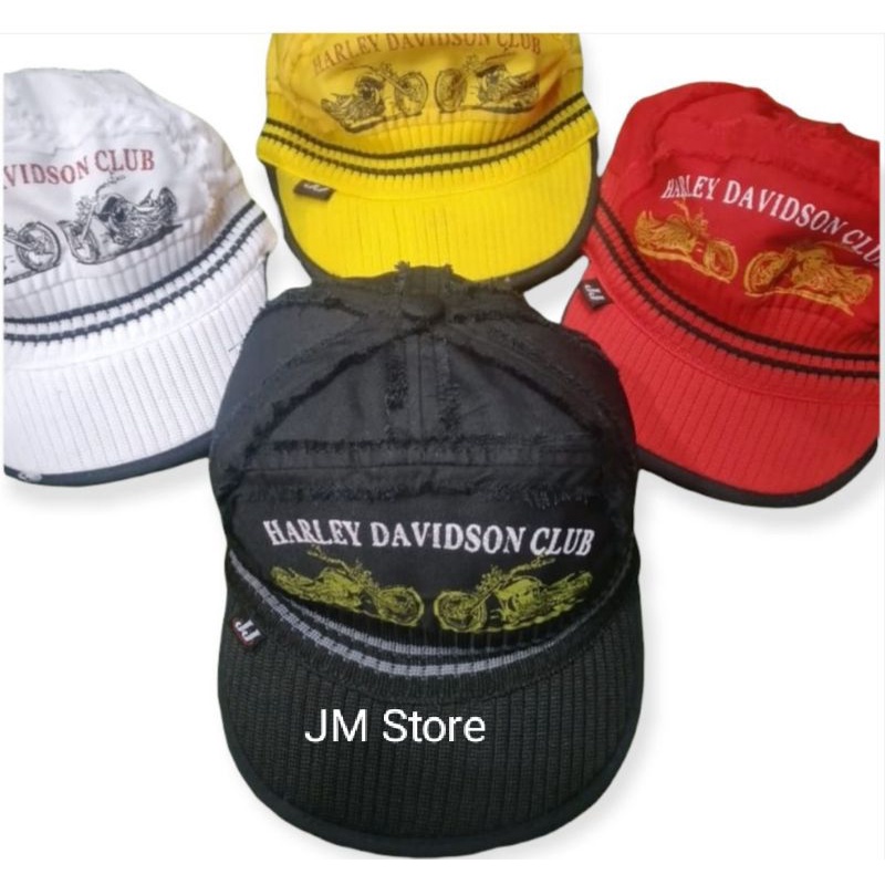 Topi JJ Kids herly Davision Topi Anak karet  jj kids
