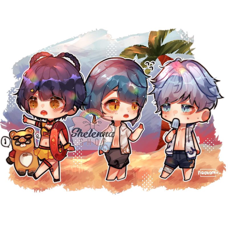 Open jasa gambar Chibi Commission Digital Art