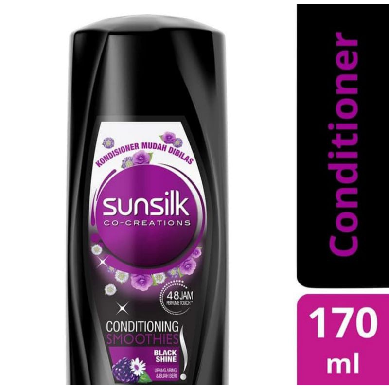 Sunsilk Black Shine Conditioner 170 ml / Kondisioner Rambut Sunsilk