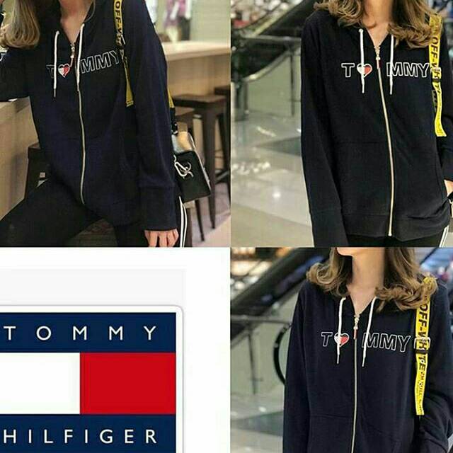 Front Zipper Hoodie by Tommy