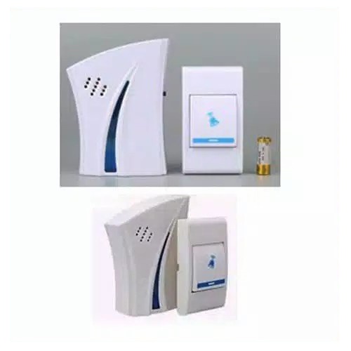 Door Bell Rumah Pintu Kantor Wireless Alat bel Tanpa Kabel 1 Set