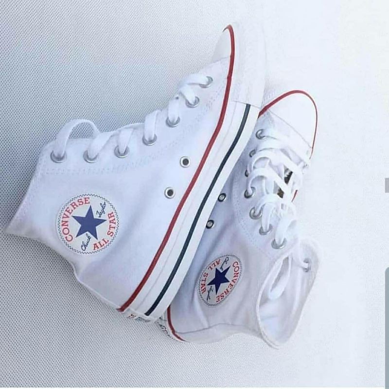 SEPATU FULLWHITE PUTIH CONVERSE HIGH IMPORT VIETNAM KERJA KULIAH PRIA WANITA KADO HADIAH BEST SELLER