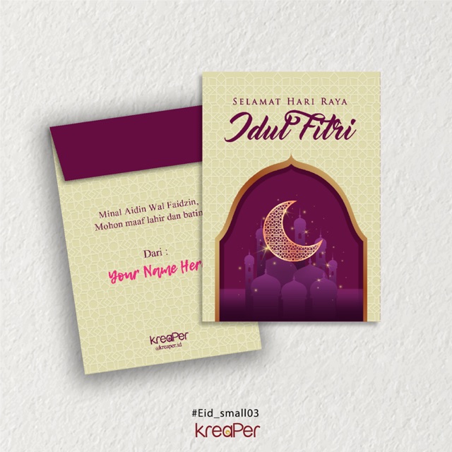 

Amplop Lebaran Idul Fitri 2020 Murah (Kode: Eid_small03)