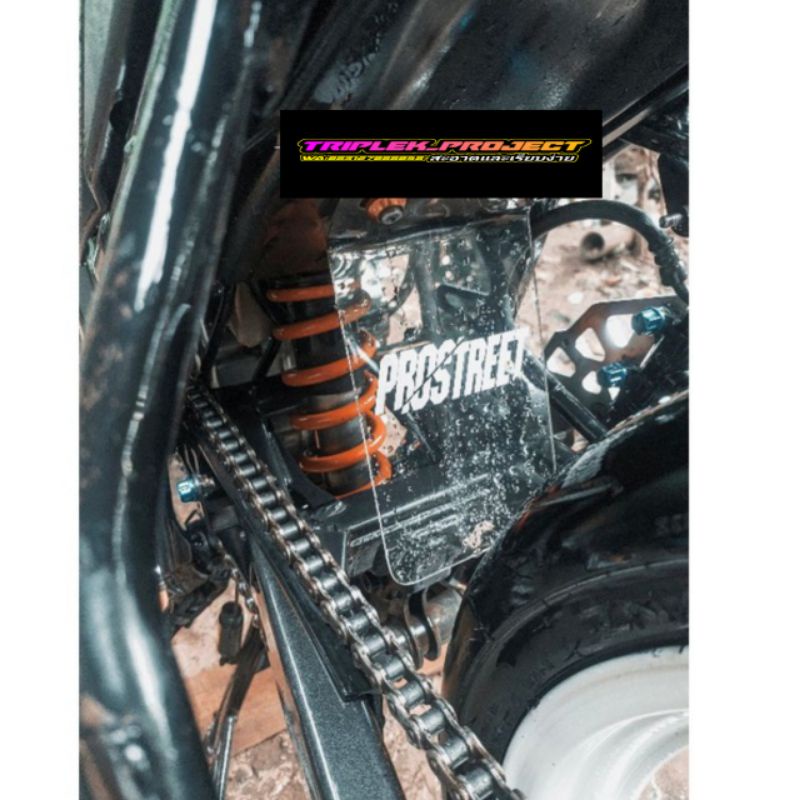 Mika akrilik pelindung shock old cb150r & new cb150r set baut variasi