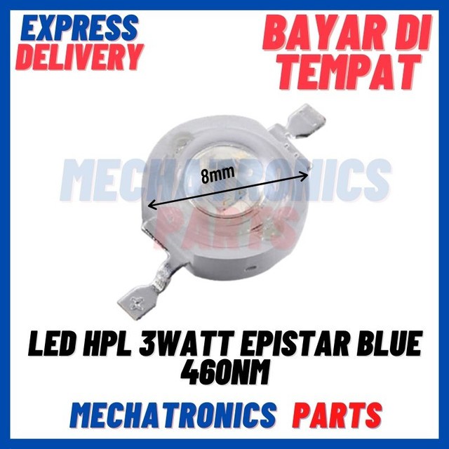 [DSP-9324] LED HPL 3WATT EPISTAR BLUE 460nm