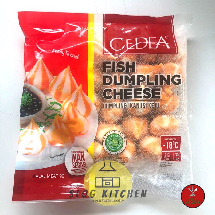 

Cedea Fish Dumpling Cheese 500gr isi keju bisa bakar rebus goreng