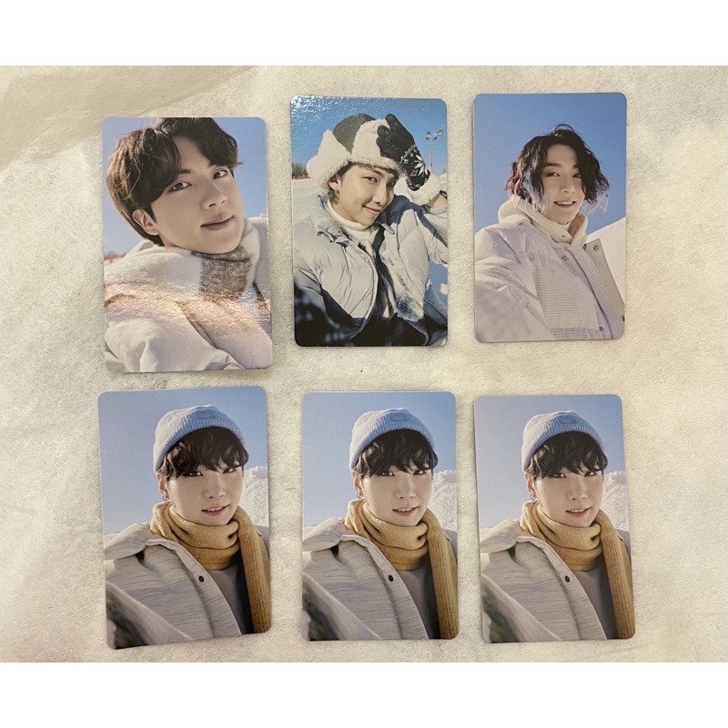 PC RANDOM WINTER PACKAGE BTS 2021 - JK SUGA RM JIN