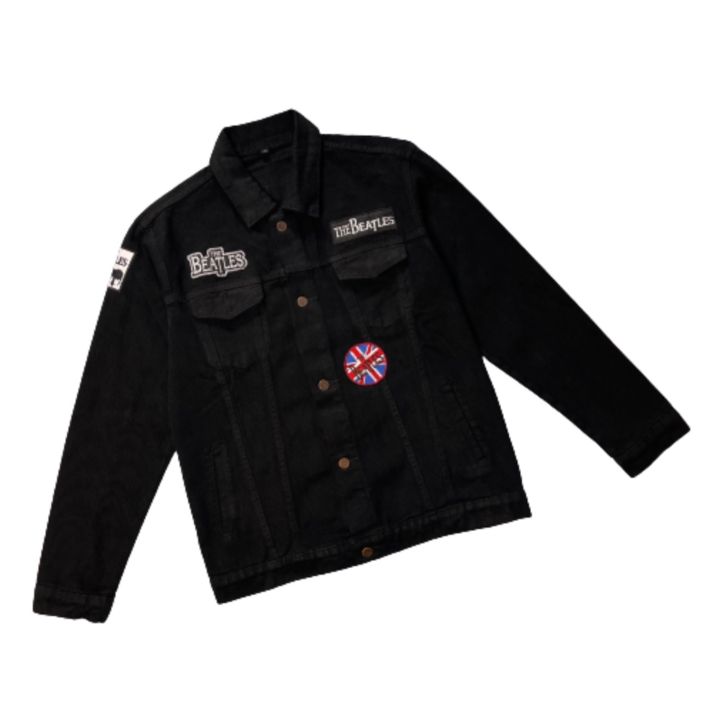 Jaket Jeans Sandwash Pria Hitam Jaket Jeans Denim Sandwash Pria Jaket Jeans Sandwash Denim Pria Jake