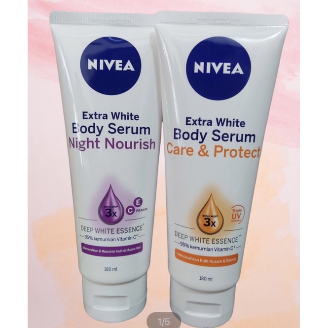 NIVEA EXTRA WHITE BODY SERUM 180ML