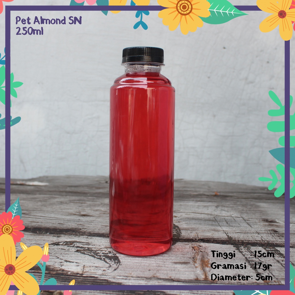 Jual Botol Plastik Almond Ml Sn Kemasan Minuman Kopi Jus Susu Madu