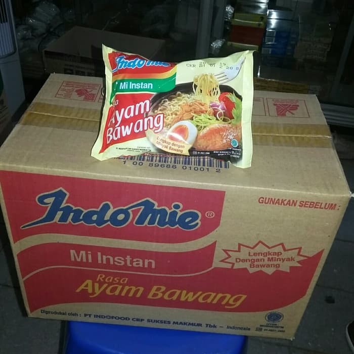 

Indomie Ayam Bawang 1 Dus isi 40pcs - Mie Instant Ayam Bawang