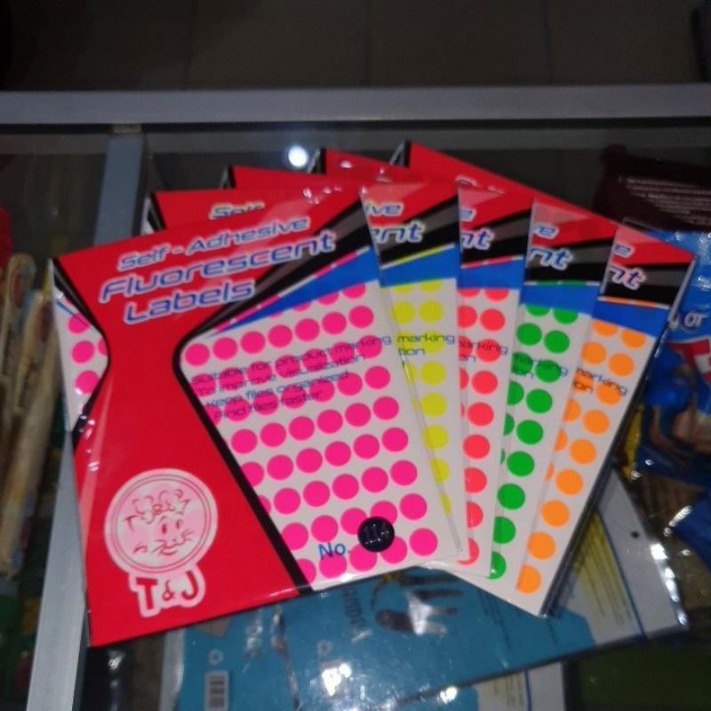 

T&J Fluorescent Labels 114 Label Bulat