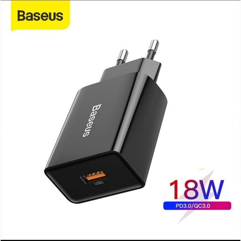 Baseus Charger 18w Quick Fast charging QC 3.0