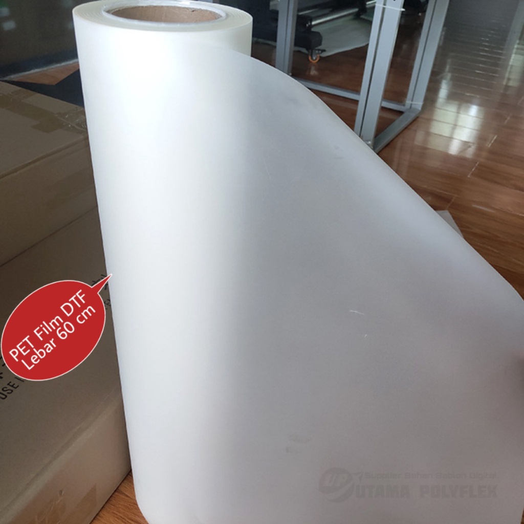 

(Khusus Roll) Pet Film DTF Lebar 60 cm Type A Doff / Sablon Digital Transfer