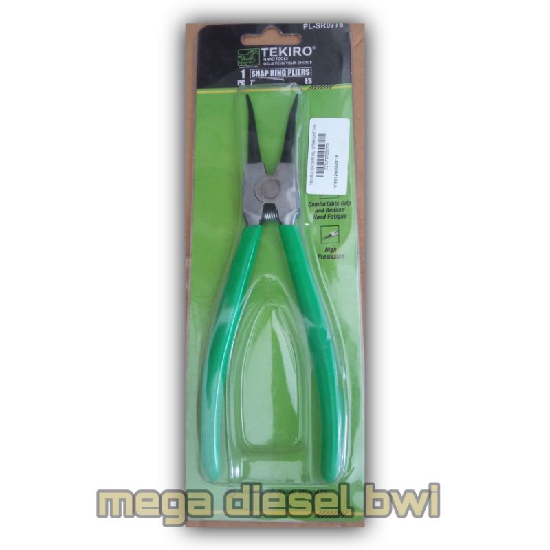 Tekiro Tang Snap Ring Lurus Tutup 7inch