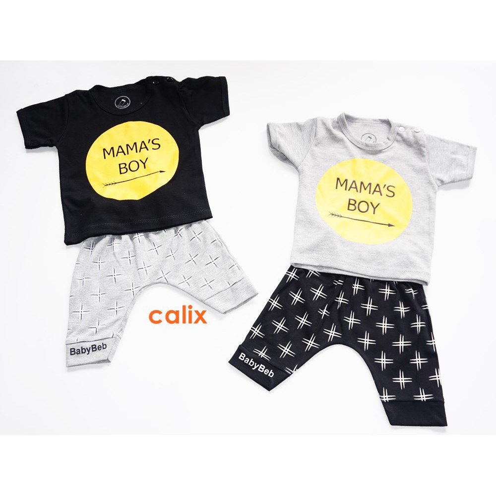 Setelan Baby MamaBoy 1 2thn Baju  Anak  Murah  Baju  Tidur 