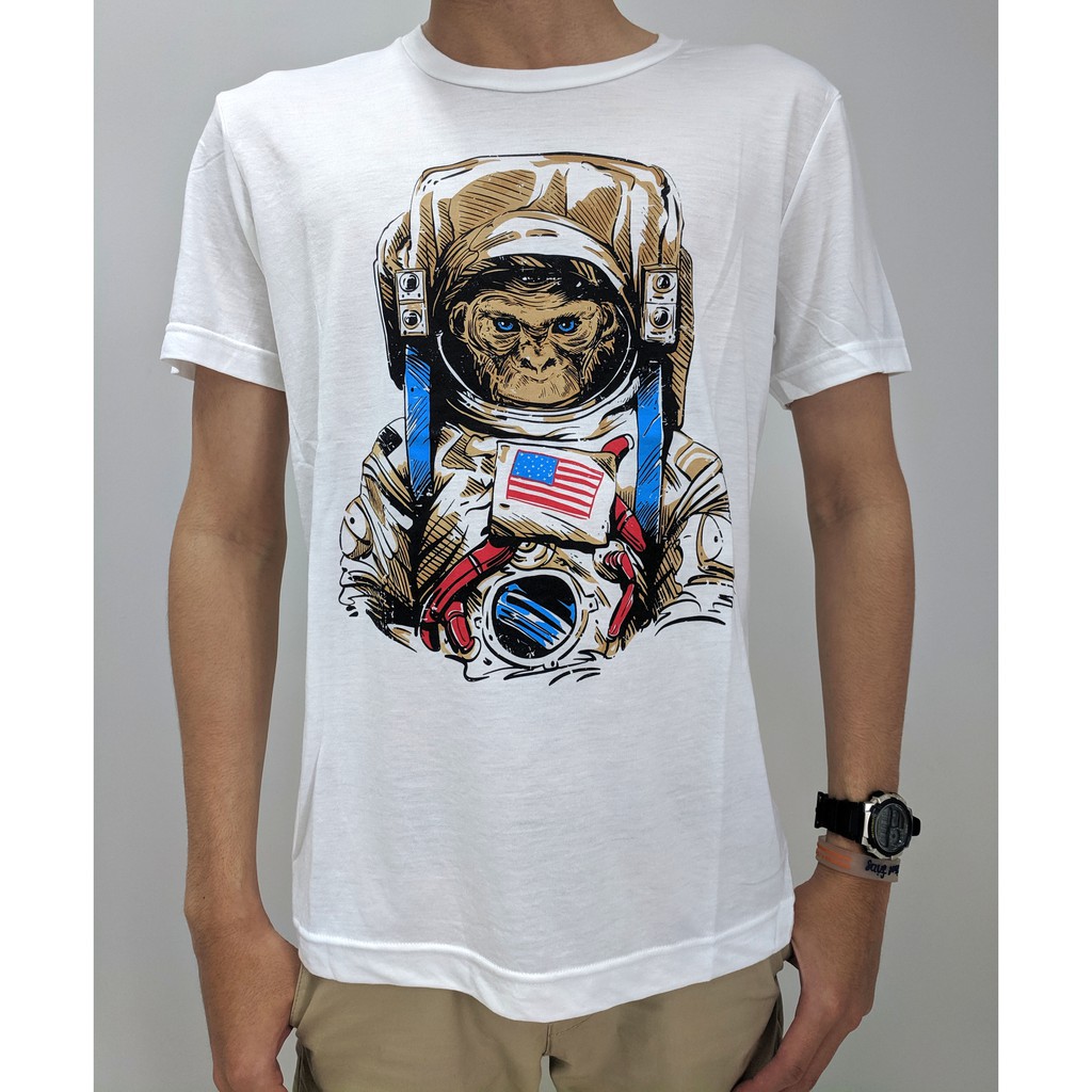 Kaos Pria  / T-Shirt - Baju Kaos Printing 3D A28 Import Bangkok SPOON