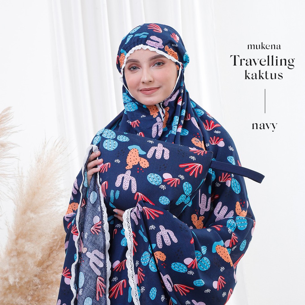 Mukena Dewasa Traveling Kaktus