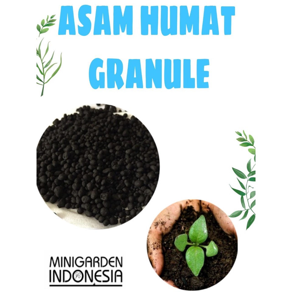 ASAM HUMAT GRANULE 500 GRAM pupuk organik humic acid penyubur tanah