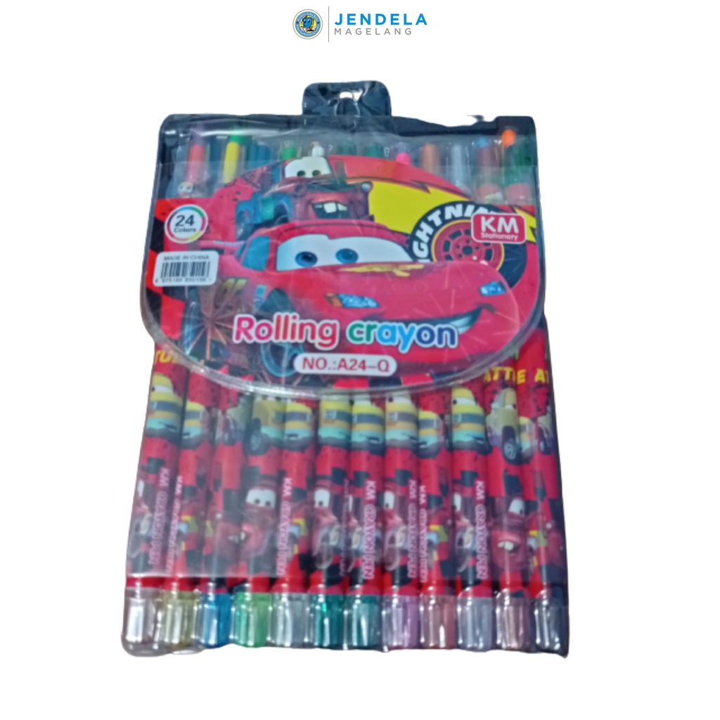 

KRAYON PUTAR ROLLING CRAYON 24 WARNA BERGAMBAR
