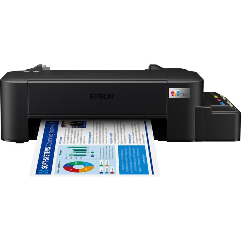 PRINTER EPSON L121 PENGGANTI EPSON L120 ORIGINAL GARANSI RESMI HITAM | EPSON ECO ECOTANK L121 A4 INK TANK PRINTER