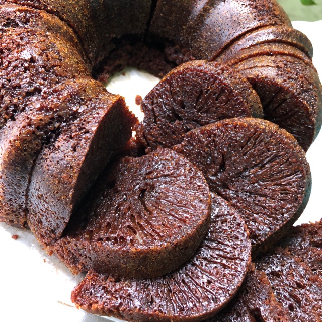 

Bolu sarang semut/caramel cake