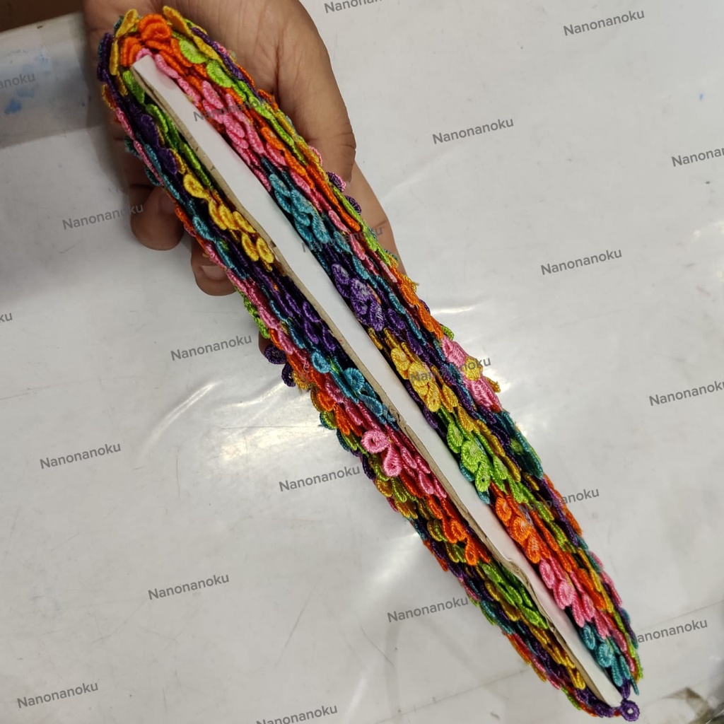 [PER PAPAN] Renda Melati Bunga Warna Warni