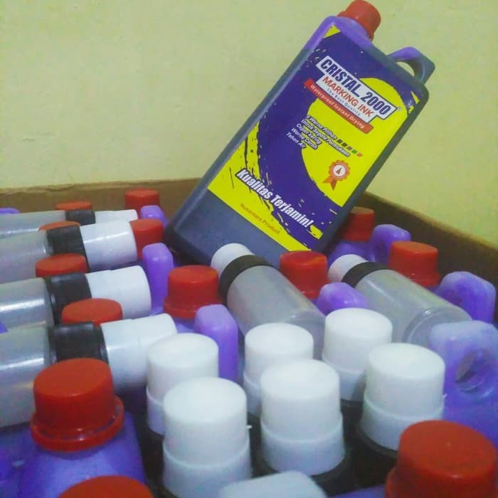 

Produk Tinta Spidol Permanent Karung Refill Cristal 2000 Kemasan 1 Liter Terlaris