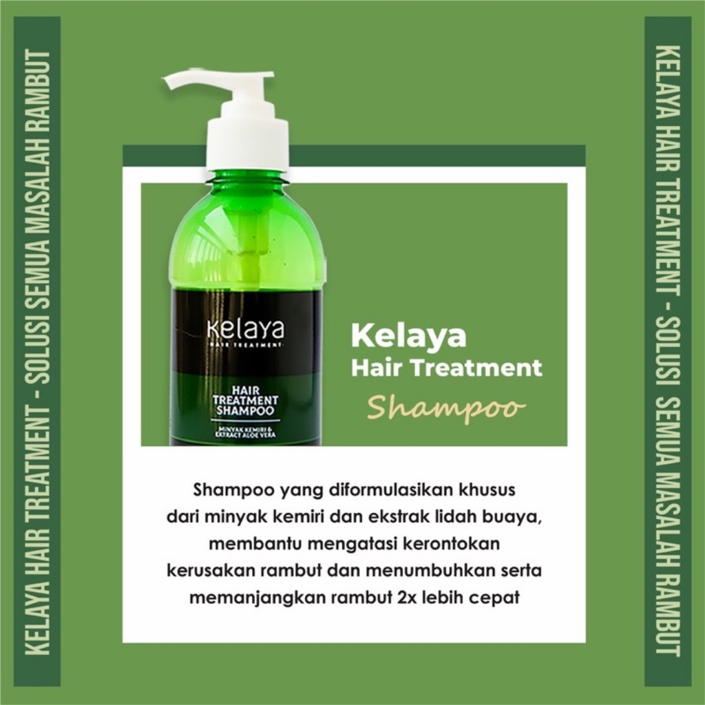 [ FREE ONGKIR ] Kelaya Hair Treatment Shampoo Rambut Anti Rontok Original BPOM