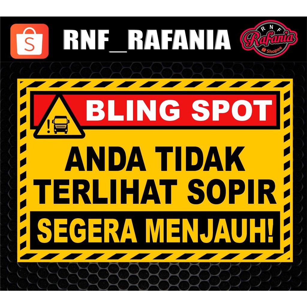 STIKER BLING SPOT BAHAN REFLEKTIF MEMANTULKAN CAHAYA