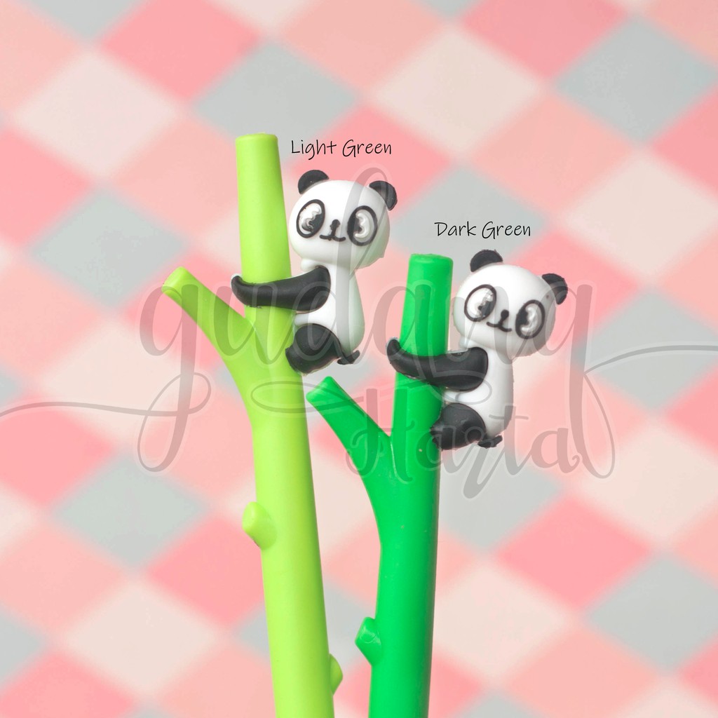 

Pulpen Gel Panda Bamboo Lucu Pena Unik Bolpen Ballpoint GH 307183