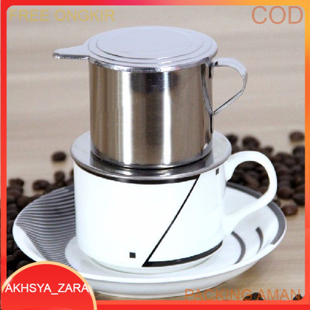 Filter Saring Kopi Vietnamese Coffee Drip Pot Stainless Steel 50ml 100ml