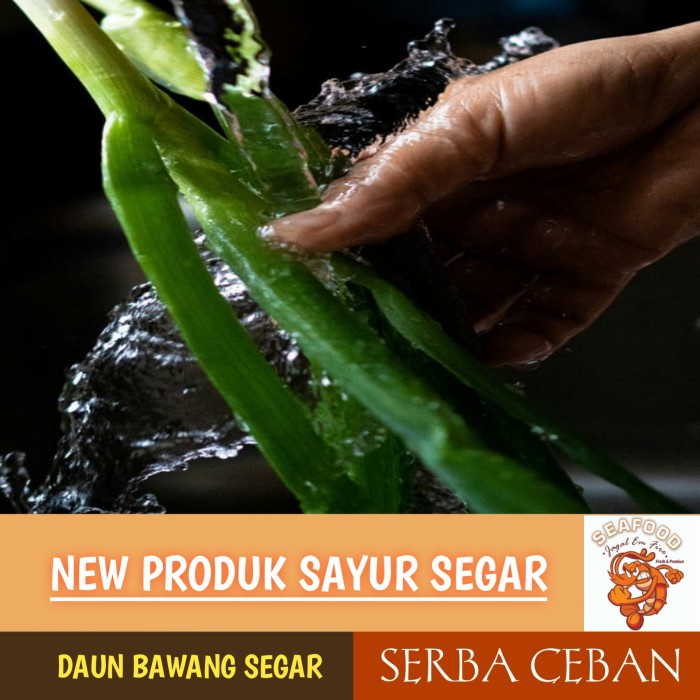 

PROMO DAUN BAWANG SEGAR SERBA CEBAN - 3 Ikat