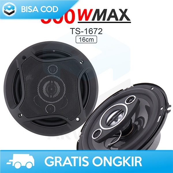 SPEAKER  MOBIL 6 INCH HIFI SUBWOOFER PCINENER 500WATT 2PCS 60HZ-20KHZ