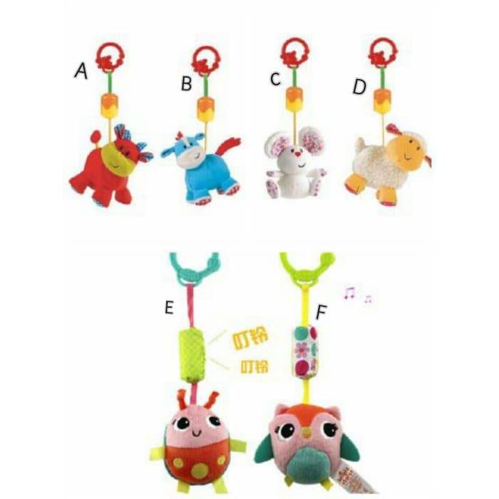 rattle boneka gantung bunyi mainan anak bayi baby toys